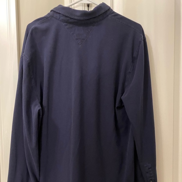 Tommy Hilfiger Men’s Navy Shirt SIZE:L - Picture 3 of 3
